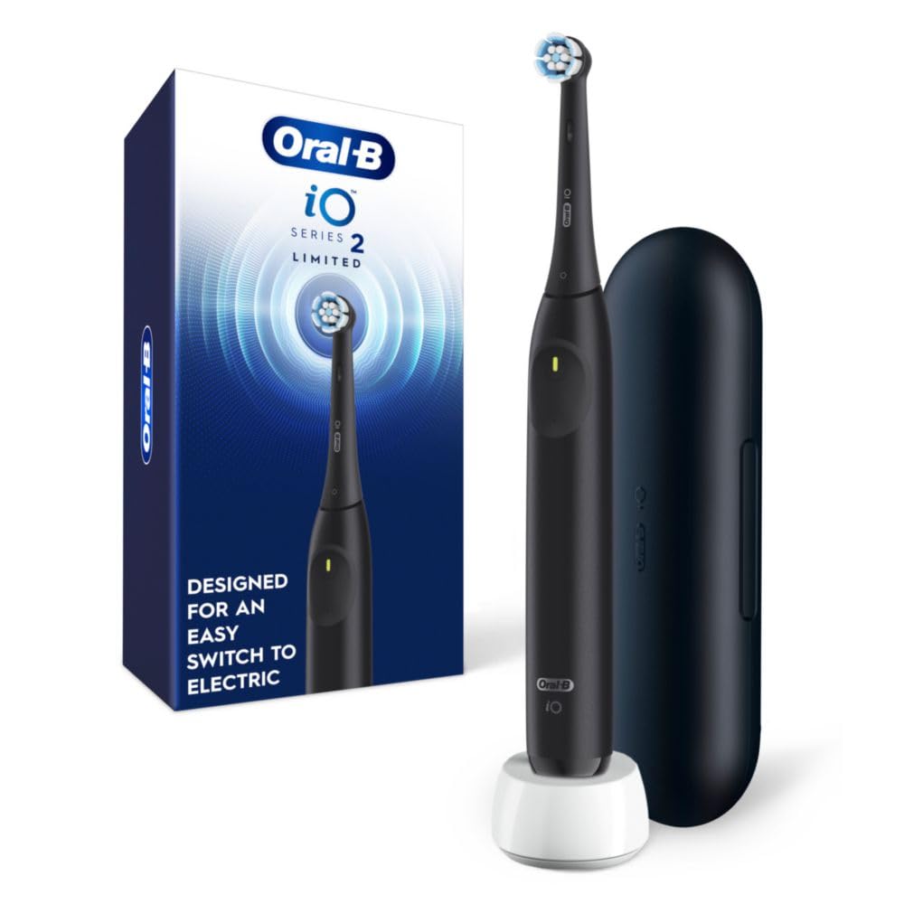 Oral-B iO Simple Clean Rechargeable Electric Toothbrush Night Black with Gentle Care Brush Head and Travel Case  
Oral-B